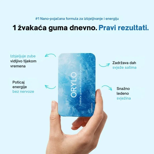 Žvakaća guma za izbjeljivanje zubi