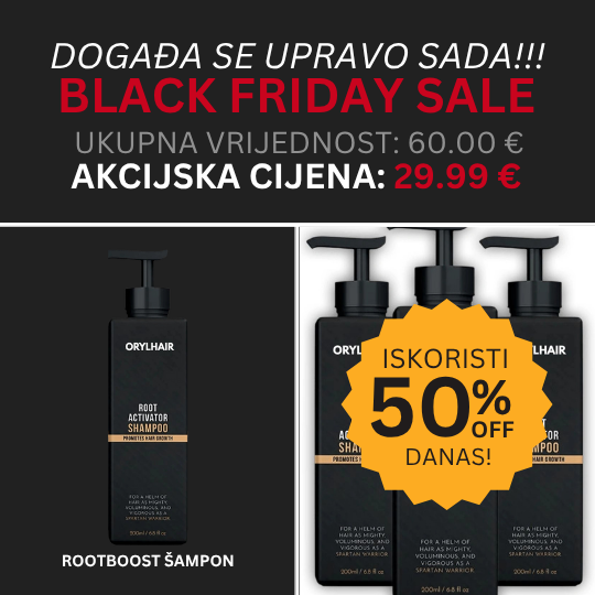 Orylo™ RootBoost Šampon za revitalizaciju kose